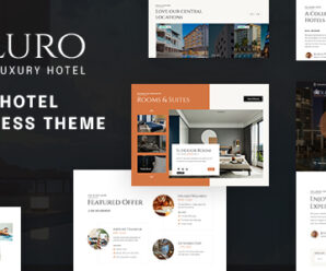 OLURO Luxury Hotel WordPress Theme