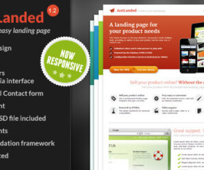 JustLanded – Landing Page