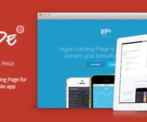 Hype – App Landing Page