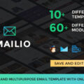 Emailio Responsive Multipurpose Email Template With Online Builder