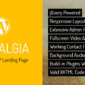 Nostalgia – WordPress Landing Page