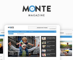 Monte – Responsive Magazine News Drupal 10 Theme