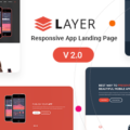 Layer – Responsive App Landing Page