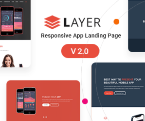 Layer – Responsive App Landing Page