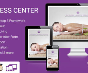 WellnessCenter and Spa Landing Page