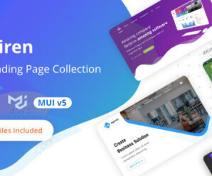 Luxiren – React Landing Page Collection