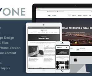 SixtyOne Multipurpose Muse Template