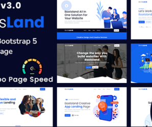 Bootsland – Creative Bootstrap5 Landing Page