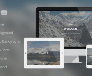 Glacial – Responsive Under Construction Template