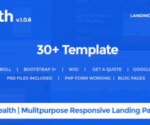 Wealth – Responsive Landing Page Templates