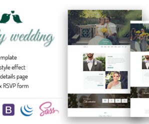 Lovely Wedding -Full Responsive HTML Template