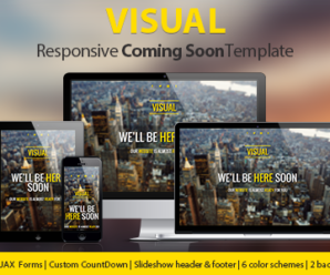 Visual – Responsive Coming Soon Page