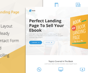 Book – Responsive Ebook Landing Page