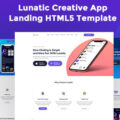 Lunatic App Landing Page