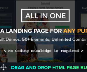 Multipurpose Landing Page Template – All in One