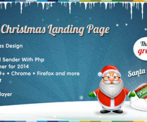 Noelle – Christmas Landing Page Template