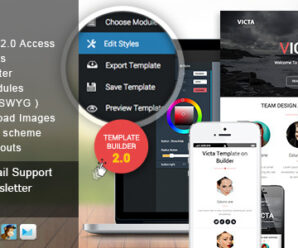 Victa Responsive Email + TemplateBuilder