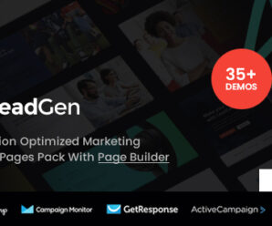 LeadGen – Multipurpose Marketing Landing Page Pack with HTML Builder