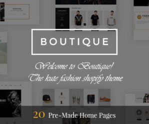 Boutique – Responsive Shopify Theme