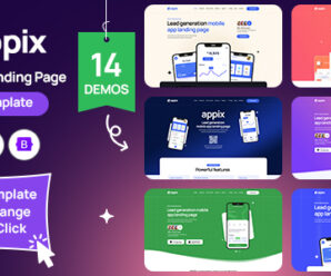 APPIX – Mobile App Landing Page Responsive HTML Template