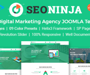 SEONinja – SEO & Digital Marketing Agency Joomla Template