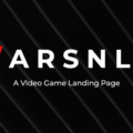 ARSNL – Video Game Landing Page