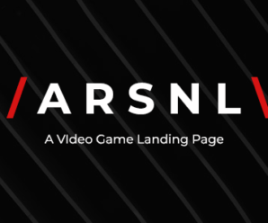 ARSNL – Video Game Landing Page