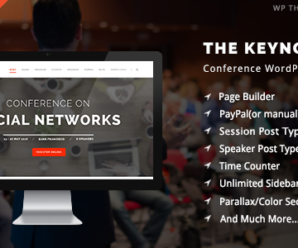 The Keynote – Conference / Event WordPress