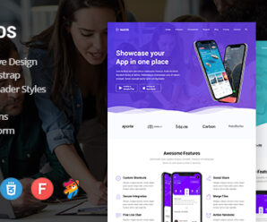 Naxos – App Landing Page Template