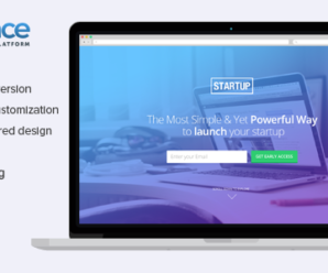 Unbounce Landing Page Template for Startups