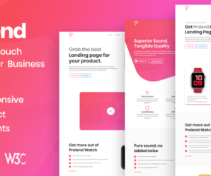 Prolend – Product Landing Page