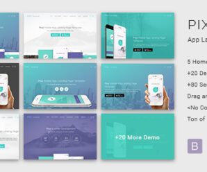 Pixa – App Landing Page