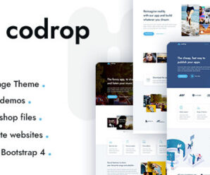 Codrop – App Landing Page Theme