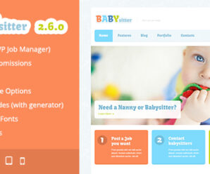 Babysitter – Job Board WordPress Theme