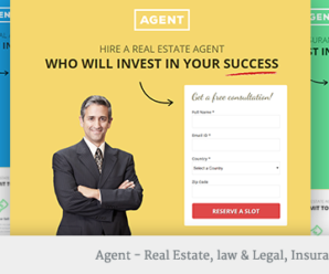 Multipurpose Landing Page Template – Agents