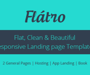 Flátro – Multipurpose Premium Landing Pages