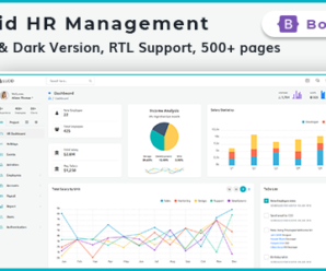 Lucid – HR and Project Management Admin Dashboard Template Bootstrap 5 & 4