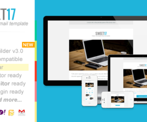 Sweet17, Clean Newsletter with Template Builder