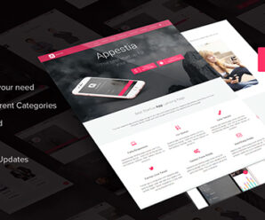 Appestia – App Landing Page