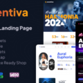 Eventiva – Music & Bands Events Landing Page WordPress Theme