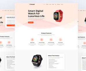 Premat – Product Landing Page