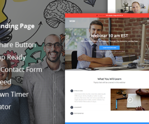 Webi – Webinar Landing Page