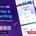 CopyGen – AI Writer & Copywriting Landing Page HTML Template