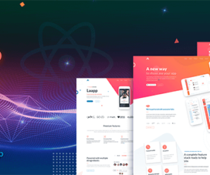 Laapp – React App Landing Page