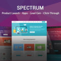 Spectrum – Responsive Landing Page Template