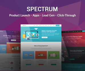 Spectrum – Responsive Landing Page Template