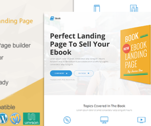 Book – Responsive Ebook Landing Page WordPress Theme