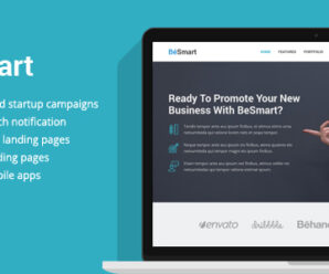 BeSmart – Startup Landing Page Template