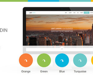 Light Multipurpose Parallax Landing Page