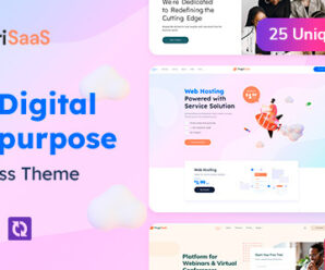 ProgriSaaS – Creative Landing Page WordPress Theme